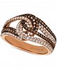 Le Vian Chocolatier Diamond Looped Ring (1 ct. t. w. ) in 14k Rose Gold
