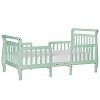 Dream On Me Emma 3-In-1 Convertible Toddler Bed, Mint