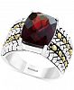 Effy Garnet Two-Tone Statement Ring (6-3/8 ct. t. w. ) in Sterling Silver & 18k Gold