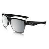 Two Face XL - Polished Black - Chrome Iridium Lens Sunglasses-No Color