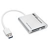 Tripp Lite USB 3.0 SuperSpeed Multi-Drive Memory Card Reader/Writer 5Gbps (U352-000-MD-AL), Silver