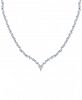 Arabella Swarovski Zironcia 18" Collar Necklace in Sterling Silver