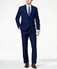 Kenneth Cole Reaction Men's Techni-Cole Slim-Fit Stretch Modern Blue Solid Suit