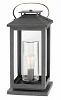 1167AH - Hinkley Lighting - Atwater - One Light Outdoor Pier Mount Ash Bronze Finish with Clear Seedy Glass - Atwater