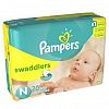 Pampers Splashers Disposable Swim Diapers, 24 Disposable pants each, size 3-4, 2 Pack