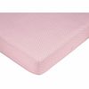 Mod Dots Pink and Brown Fitted Crib Sheet for Baby and Toddler Bedding Sets by Sweet Jojo Designs - Mini Dot
