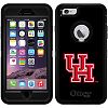 University Of Houston - Uh Beveled design on Black OtterBox Defender Series Case for iPhone 6 Plus and iPhone 6s Plus