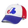 Montreal Expos Cooperstown Tri-Color '47 Clean Up Cap