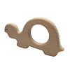 Homyl Handmade Wooden Natural Baby Teething Ring Chewie Teether Wood Sensory Toy Gift - Wood, Tortoise