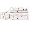 6Layers Gauze 580g 120x120cm Muslin Cotton Absorbent Thick Soft Warm Bath Towels Blanket Swaddle for Newborn Baby by Busy Mom