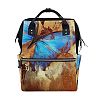 ALIREA Butterfly Diaper Bag Backpack, Large Capacity Muti-Function Travel Backpack