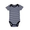 FANOUD Newborn Romper , Newborn Infant Baby Boys Girls Striped Romper Jumpsuit Outfits Clothes (Black, 61)