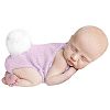 FANOUD Newborn Knit Photo, Unisex Baby Rabbit Romper Jumpsuit Costume Photography Props (Purple)