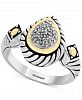 Balissima by Effy Diamond Two-Tone Ring (1/10 ct. t. w. ) in Sterling Silver & 18k Gold