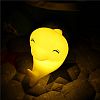 Wireless Charging Night Light Kids Portable Soft Night ABS Toy Desk Table Lamp Usb Rechargeable Dolphin Lamp Baby Nursery Light (No Batteries Needed)