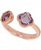 Amethyst Cuff Ring (1-9/10 ct. t. w. ) in 18k Rose Gold-Plated Sterling Silver