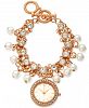 Charter Club Women's Rose Gold-Tone Toggle Bracelet Watch 36mm, Created for Macy's