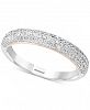 Pave Classica by Effy Diamond Pave Band (1/2 ct. t. w. ) in 14k White & Rose Gold