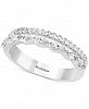 Effy Diamond Two-Row Ring (5/8 ct. t. w. ) in 14k White Gold