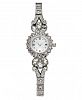 Charter Club Women's Silver-Tone Crystal Bracelet Watch 25mm, Created for Macy's