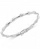 Giani Bernini Bamboo-Look Link Bracelet in Sterling Silver, Created for Macy's