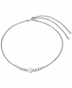Majorica Gold-Tone Bead & Imitation Pearl 4-1/3" Slider Necklace