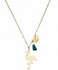 I. n. c. Gold-Tone Flamingo Pendant Necklace, 30" + 3" extender, Created for Macy's