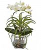 Nearly Natural Orchid & Artificial Succulent Faux Arrangement
