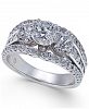 Diamond Three-Stone Engagement Ring (2 ct. t. w. ) in 14k White Gold