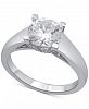 Diamond Solitaire Plus Engagement Ring (2 ct. t. w. ) in 14k White Gold