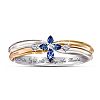 The Trinity Sapphire And Diamond Women's Religious Ring