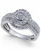 Diamond Halo Engagement Ring (1-1/4 ct. t. w. ) in 14k White Gold