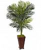 Nearly Natural 5' Golden Cane Palm Artificial Tree in Decorative Planter