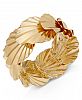 Thalia Sodi Gold-Tone Palm Leaf Stretch Bracelet, Created for Macy's