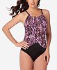 Magicsuit Snake Charmer Printed High-Neck Slimming One-Piece Swimsuit Women's Swimsuit