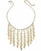 I. n. c. Gold-Tone Shaky Leaf Statement Necklace, 19" + 3" extender, Created for Macy's