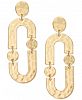 I. n. c. Gold-Tone Link Drop Earrings, Created for Macy's