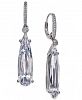 Danori Silver-Tone Crystal Drop Earrings, Created for Macy's (Also Available in Rose Gold-Tone)