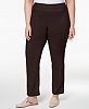 Charter Club Petite Plus Size Cambridge Tummy-Control Pull-On Pants, Created for Macy's