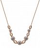 Danori Silver-Tone Crystal & Pave Collar Necklace, 16" + 2" extender (Also Available in Rose-Gold Tone)