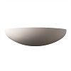 CER-5300-HMPW - Justice Design - Canoe ADA Sconce Hammered Pewter Finish (Textured Faux)Textured Faux - Ambiance