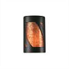 CER-5325-BLK-GU24 - Justice Design - Small Lantern Open Top and Bottom ADA Sconce Black Finish (Glaze)Glazed - Ceramic