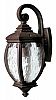 1940FZ - Hinkley Lighting - Forum Cast Outdoor Lantern Fixture French Bronze Finish - Water Seedy Glass Panels - Forum