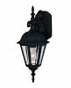 07075-BLK - Savoy House - One Light Outdoor Wall Lantern Black Finish with Clear Beveled Glass - Exterior Collections