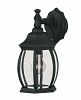 07069-BLK - Savoy House - One Light Outdoor Wall Lantern Black Finish with Clear Beveled Glass - Exterior Collections