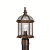 9935TZ - Kichler Lighting - New Street - One Light Outdoor Post Mount Tannery Bronze Finish with Clear Beveled Glass - New Street Series 08 Outdoor