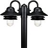 P5493-31 - Progress Lighting - Newport - Two Light Outdoor Post Textured Black Finish with Clear Prismatic Acrylic Glass - Newport