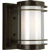 P5895-108 - Progress Lighting - Penfield - One light wall mount Oil Rubbed Bronze Finish with Clear/Opal Glass - Penfield