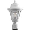 P5445-30 - Progress Lighting - Westport - One Light Outdoor Post White Finish with Clear Seeded Glass - Westport