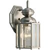 P5756-09 - Progress Lighting - One Light Outdoor Wall Mount Brushed Nickel Finish with Beveled Glass - Savannah
